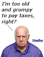 You can't outlive the Internal Revenue Service, no matter how old you are. But, if all you have is Social Security, a small pension, and a few bucks of outside income, you may not have to file a tax return.